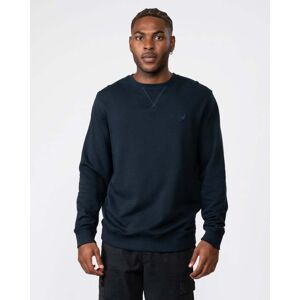 Lyle & Scott Tonal Eagle Mens Crew Neck Sweatshirt  - Z271 Dark Navy - M - male