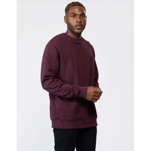 Lyle & Scott Tonal Eagle Mens Crew Neck Sweatshirt  - Z562 Burgundy - XL - male