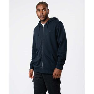 Lyle & Scott Tonal Eagle Mens Full-Zip Hoodie  - Z271 Dark Navy - L - male