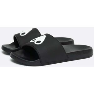 Moose Knuckles Mens Logo Icon Sport Slides  - Black 292 - M - male