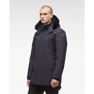 Moose Knuckles Mens OriGinal Stirling Parka Neoshear  - Navy With Black Shearling - S - male