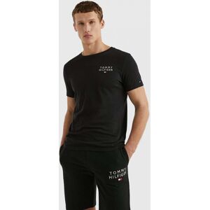 Tommy Hilfiger Logo Mens Lounge T-Shirt  - Black - M - male