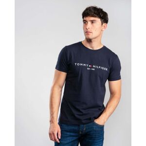 Tommy Hilfiger Mens Core Tommy Logo Tee  - Sky Captain - L - male