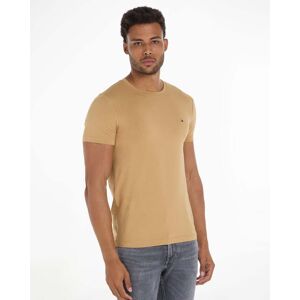 Tommy Hilfiger Mens Stretch Slim Fit Tee  - Classic Khaki - L - male