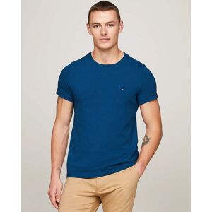 Tommy Hilfiger Mens Stretch Slim Fit Tee  - Anchor Blue - M - male