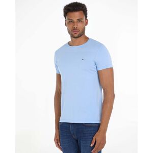 Tommy Hilfiger Mens Stretch Slim Fit Tee  - Vessel Blue - M - male