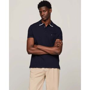 Tommy Hilfiger Monotype Undercollar Mens Polo  - Desert Sky - L - male