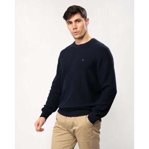 Tommy Hilfiger Oval Structure Mens Crew Jumper  - Desert Sky - M - male