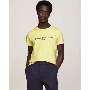 Tommy Hilfiger Tommy Logo Basic Mens T-Shirt  - Yellow Tulip - L - male