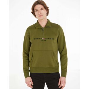 Tommy Hilfiger Tommy Logo Mockneck Mens Sweatshirt  - Putting Green - L - male