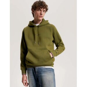 Tommy Hilfiger Tommy Logo Tipped Mens Hoodie  - Putting Green - M - male