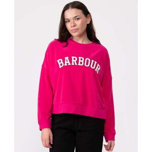 Barbour Bracken Womens Sweatshirt  - Pink Dahlia - UK10 EU36 US6 - female