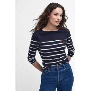 Barbour Bradley Womens Top  - Navy/Cloud - UK8 EU34 US4 - female