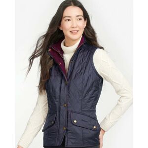 Barbour Cavalry Womens Gilet  - Navy/Merlot - UK14 EU40 US10 - female