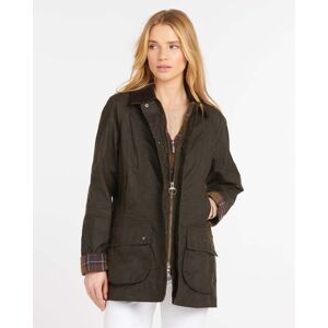 Barbour Classic Beadnell Ladies Wax Jacket  - Olive - UK8 EU34 US4 - female