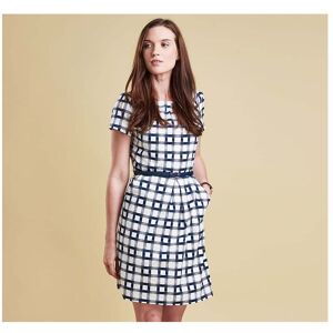 Barbour Earlsburn Womens Dress  - Cloud / Navy - UK14 EU40 US10 - female