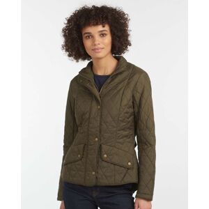 Barbour Flyweight Cavalry Quilted Ladies Jacket  - Olive - UK12 EU38 US8 - female