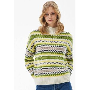 Barbour Holkham Womens Funnel Neck Fairisle Jumper  - Multi - UK14 EU40 US10 - female