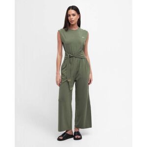 Barbour International Bluford Womens Jumpsuit  - Green Smoke - UK12 EU38 US8 - female