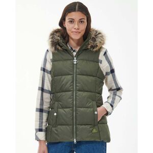 Barbour Midhurst Womens Quilted Gilet  - Deep Olive - UK14 EU40 US10 - female