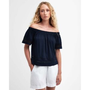 Barbour Ralee Womens Relaxed Top  - Navy - UK10 EU36 US6 - female