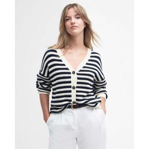 Barbour Sandgate Womens Knitted Cardigan  - Multi Stripe - UK14 EU40 US10 - female