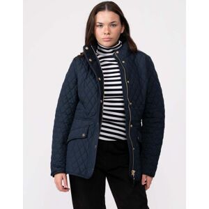 Joules Allendale Womens Diamond Quilted Jacket 222696  - Dark Navy - UK8 EU36 US4 - female