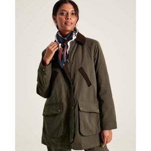 Joules Banbury Womens Quilted Wax Jacket 223330  - Heritage Green - UK10 EU38 US6 - female