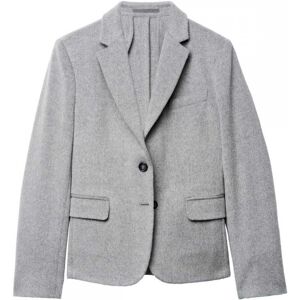 GANT Nouveaux Prep Alpaca Ladies Blazer  - Cobblestone Melange - UK16 EU42 US12 - female