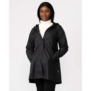 Rains A-line Womens Jacket  - 01 Black - S - female