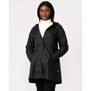 Rains A-line Womens Jacket  - 01 Black - XS - female