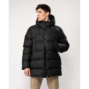 Rains Alta Unisex Puffer Parka  - 01 Black - L - female