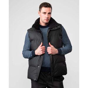 Rains Boxy Unisex Puffer Vest  - 01 Black - S - female