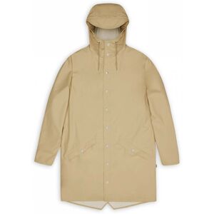 Rains Long Unisex Jacket  - 24 Sand - S - female