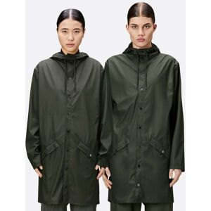 Rains Long Unisex Jacket  - 03 Green - S - female