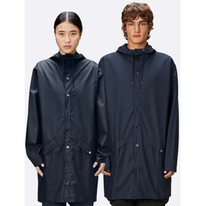 Rains Long Unisex Jacket  - 47 Navy - S - female