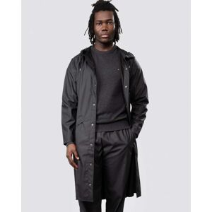 Rains Longer Unisex Jacket  - 01 Black - S - female