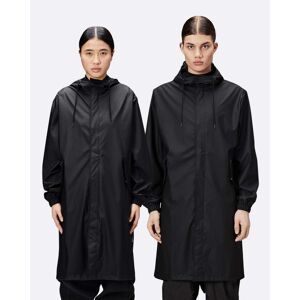 Rains Unisex Fishtail Parka  - 01 Black - S - female