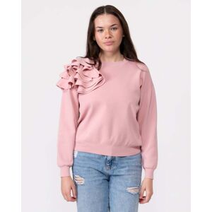 Ted Baker Debroh Womens Easy Fit Sweater With Ruffles  - Pink - UK10 - female