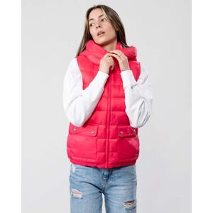 Tommy Hilfiger Lightweight Padded Womens Hooded Vest  - Pink Splendor - M - female