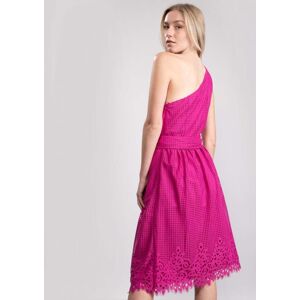 Tommy Hilfiger Womens Oc Helena Shoulder Dress WW0WW25623597  - Fuchsia Red - UK6 EU34 US4 - female