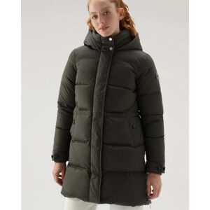 Woolrich Alsea Womens Puffy Parka  - Dark Green - L - female