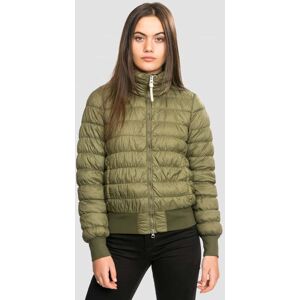 Woolrich Mercer Womens Bomber Jacket  - Green - M - female