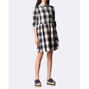 Woolrich Patterned Short Womens Dress  - Blue Buffalo - S - female