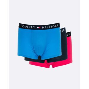 Tommy Hilfiger 3-Pack Mens Trunks  - Laser Pink/Desert Sky/Blue Spell - L - male
