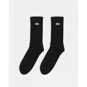 Lacoste 3 Pack Sport Mens High Cut Socks  - Black/Black-Black 8VM - UK6-UK8 - male
