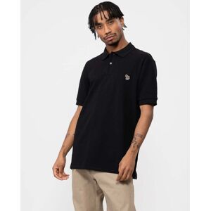 Paul Smith PS Paul Smith Mens Regular Fit Cotton-Pique Zebra Logo Polo - 79 Black - M - male