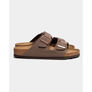 Birkenstock Arizona Birko-Flor Nubuck Unisex Sandals  - Mocha - UK10.5 EU45 US12/12.5 Regular - male