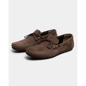 Barbour Jenson Mens Shoes  - Dark Brown - UK10 EU44 US11 - male