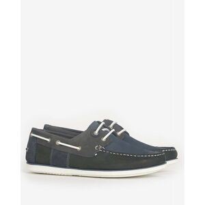 Barbour Wake Mens Boat Shoes  - Blue/Grey - UK10 EU44 US11 - male
